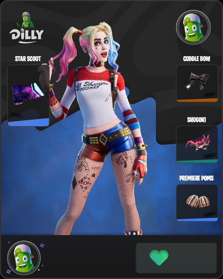 Harley Quinn Fortnite skin combo