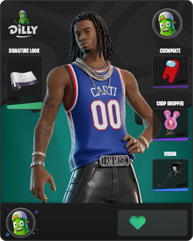 Playboi Carti Fortnite combo