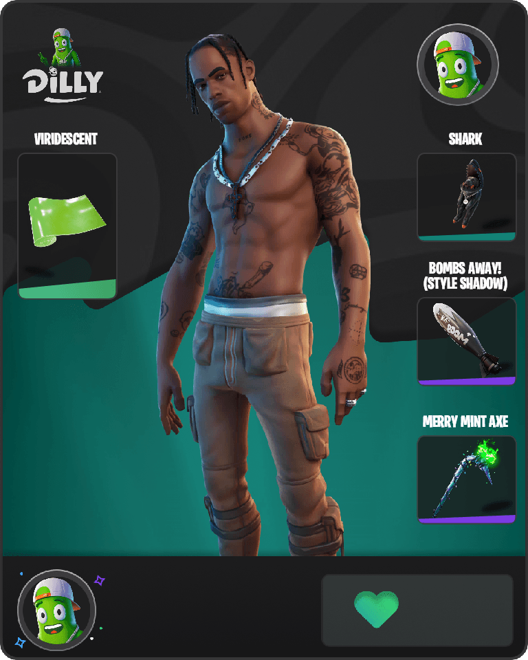 Travis Scott Fortnite combo