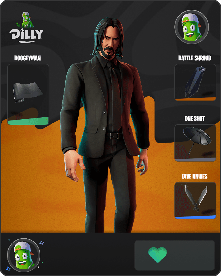 John Wick Fortnite combo