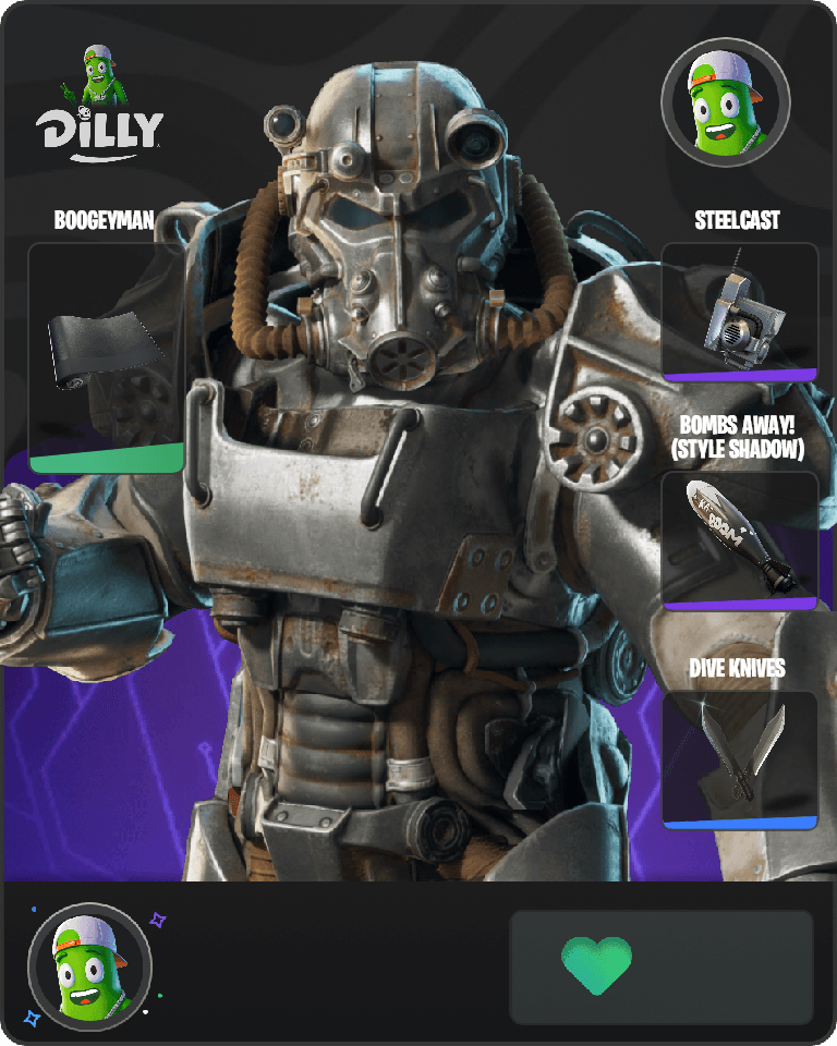T-60 Power Armor Fortnite combo