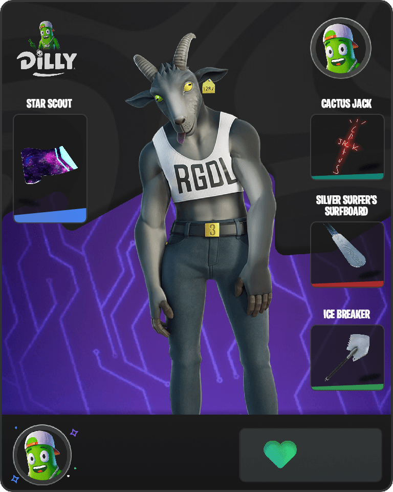 A Goat Fortnite combo