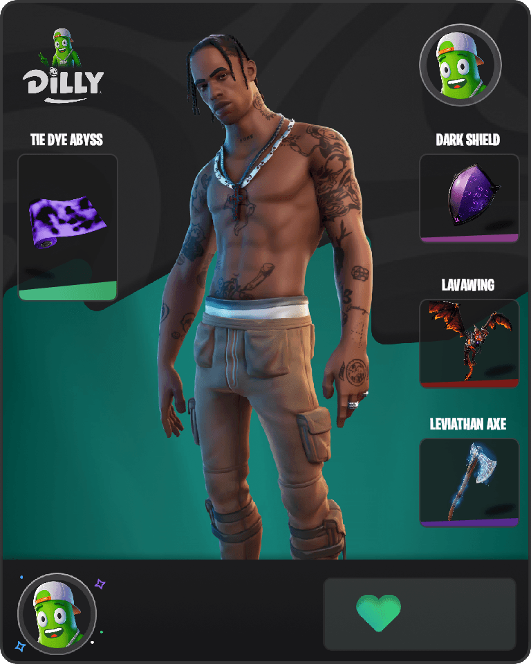 Travis Scott Fortnite combo