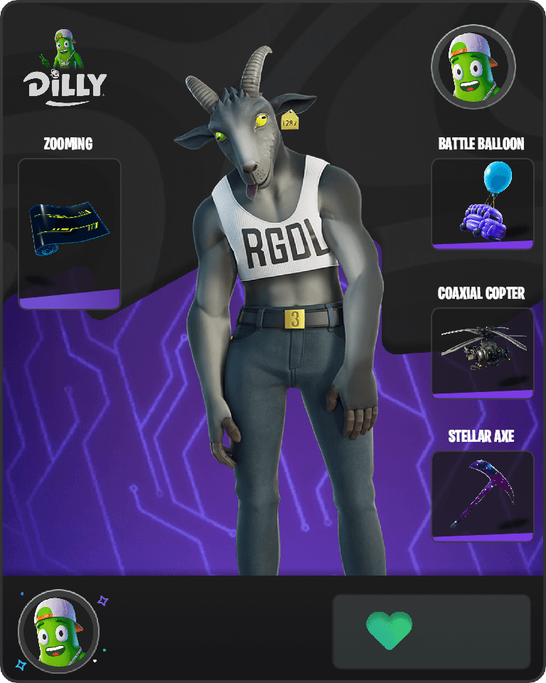 A Goat Fortnite combo