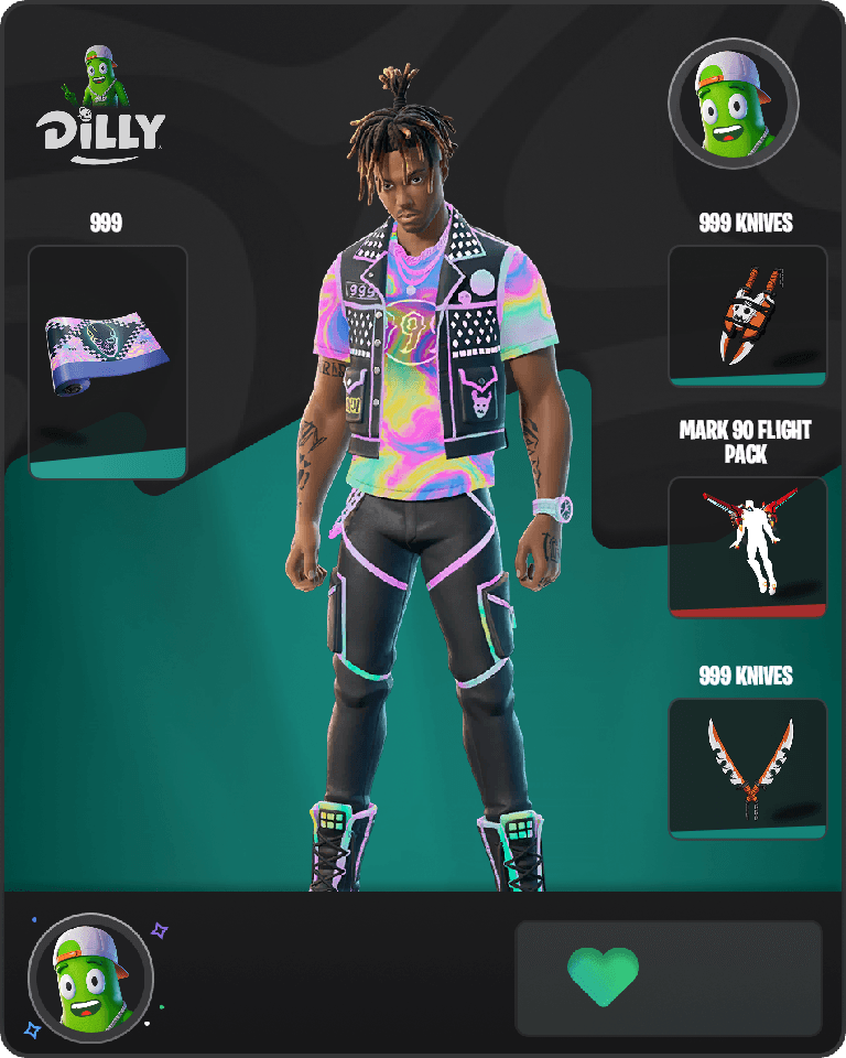 Juice WRLD Fortnite combo