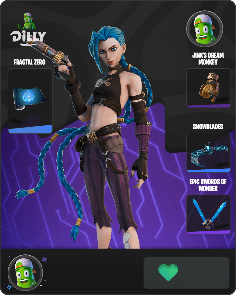 Arcane Jinx Fortnite combo