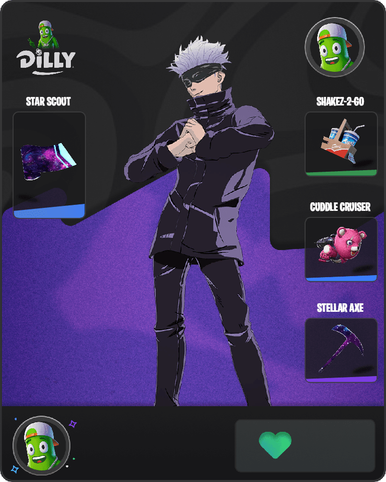 Satoru Gojo Fortnite combo