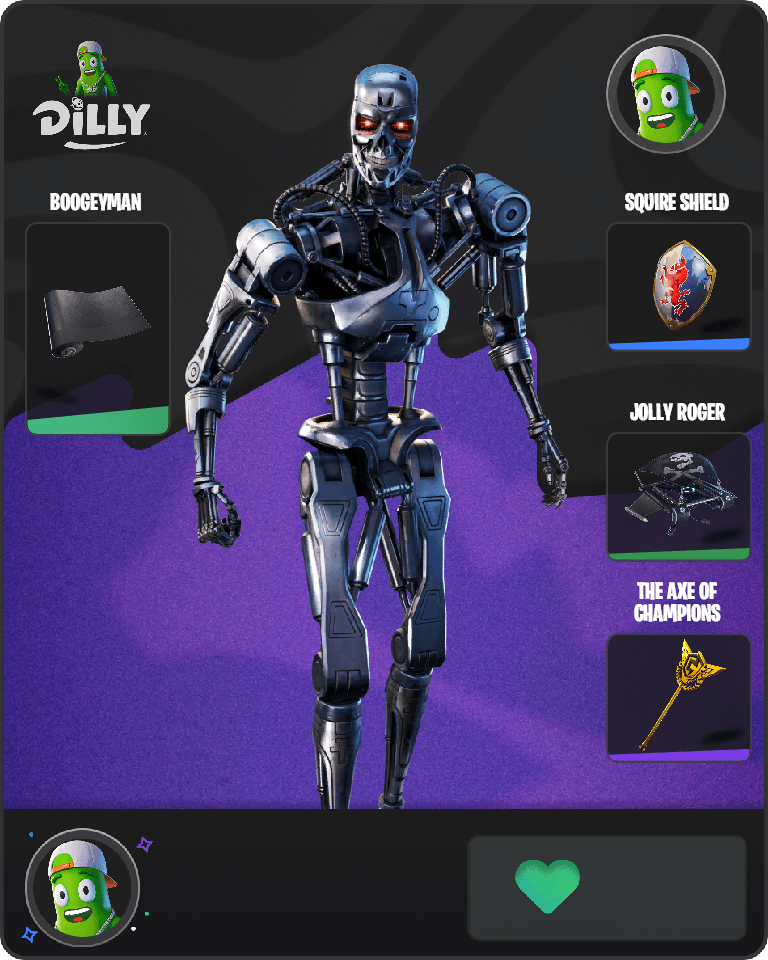 T-800 Fortnite combo