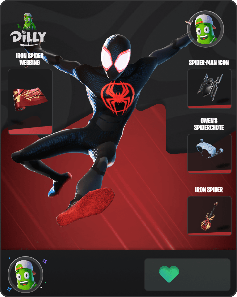 Spider-Man (Miles Morales) Fortnite combo