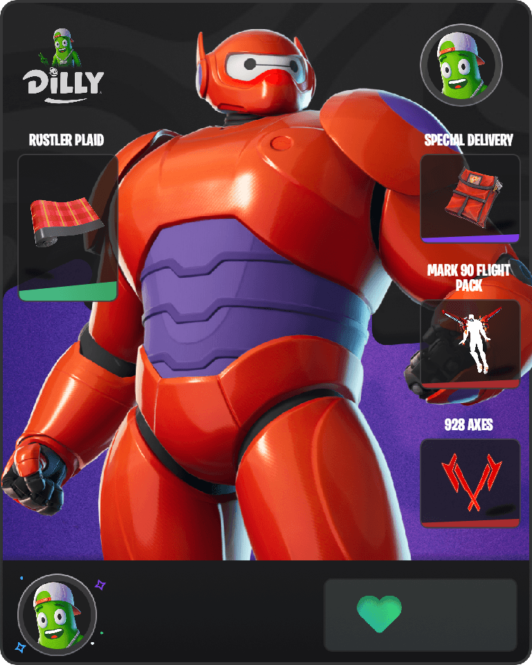 Hero Baymax Fortnite combo