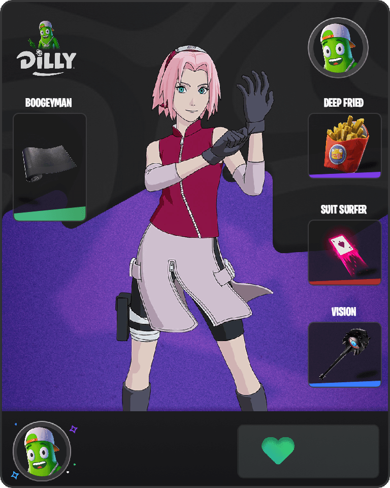 Sakura Haruno Fortnite combo
