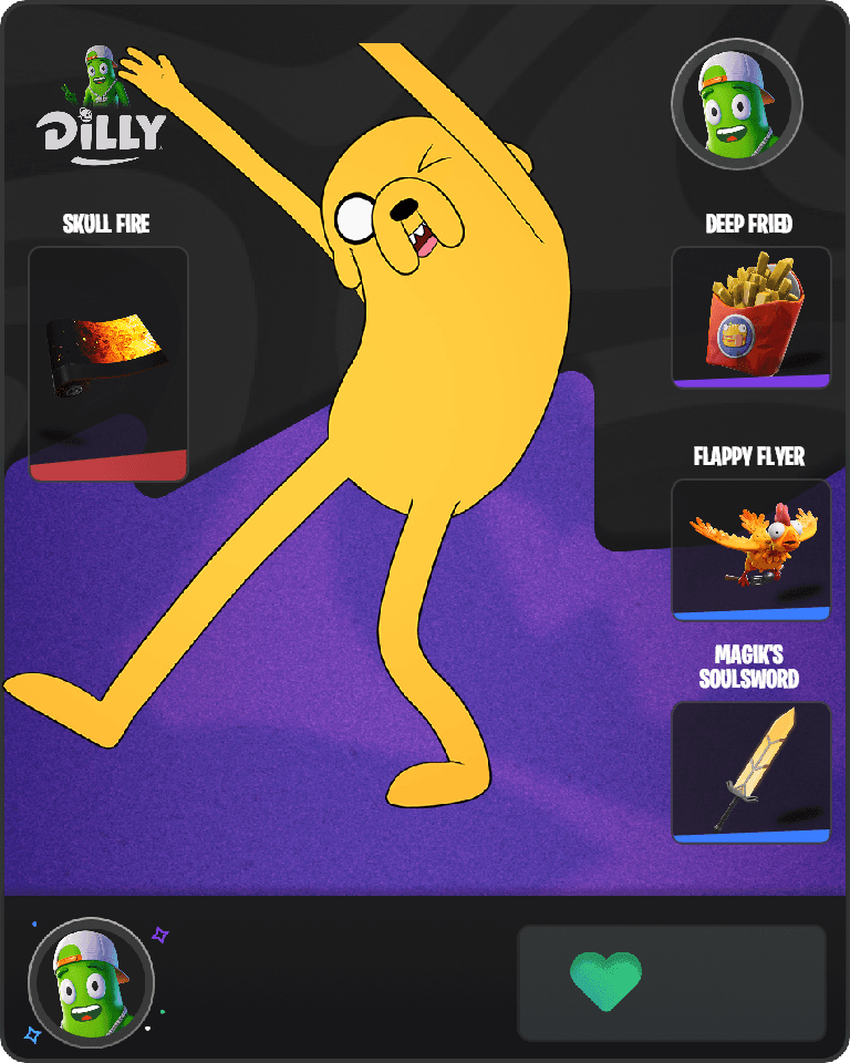 Jake the Dog Fortnite combo