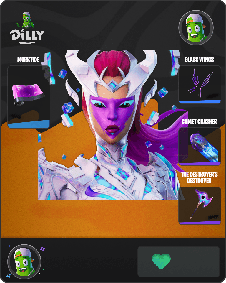 The Cube Queen Fortnite combo