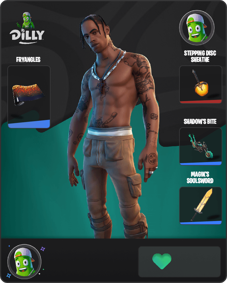 Travis Scott Fortnite combo