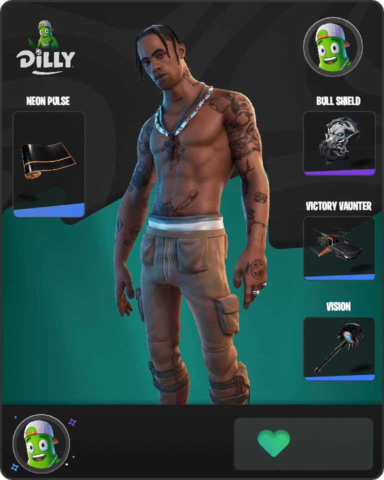 Travis Scott Fortnite combo