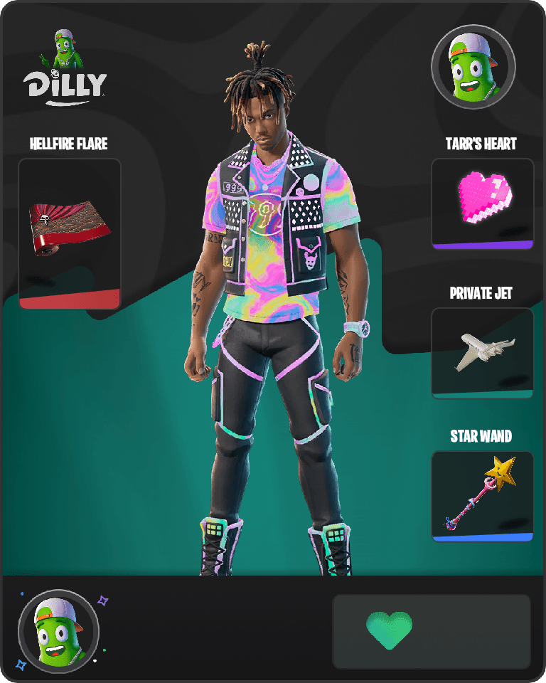 Juice WRLD Fortnite combo