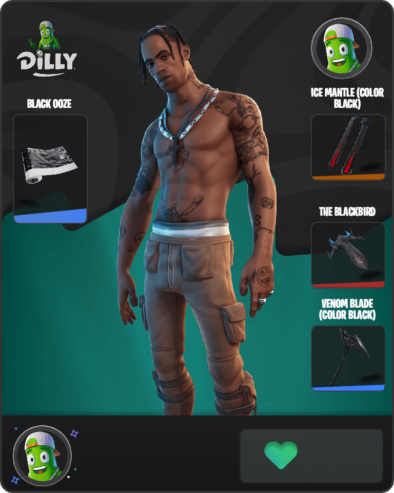 Travis Scott Fortnite combo