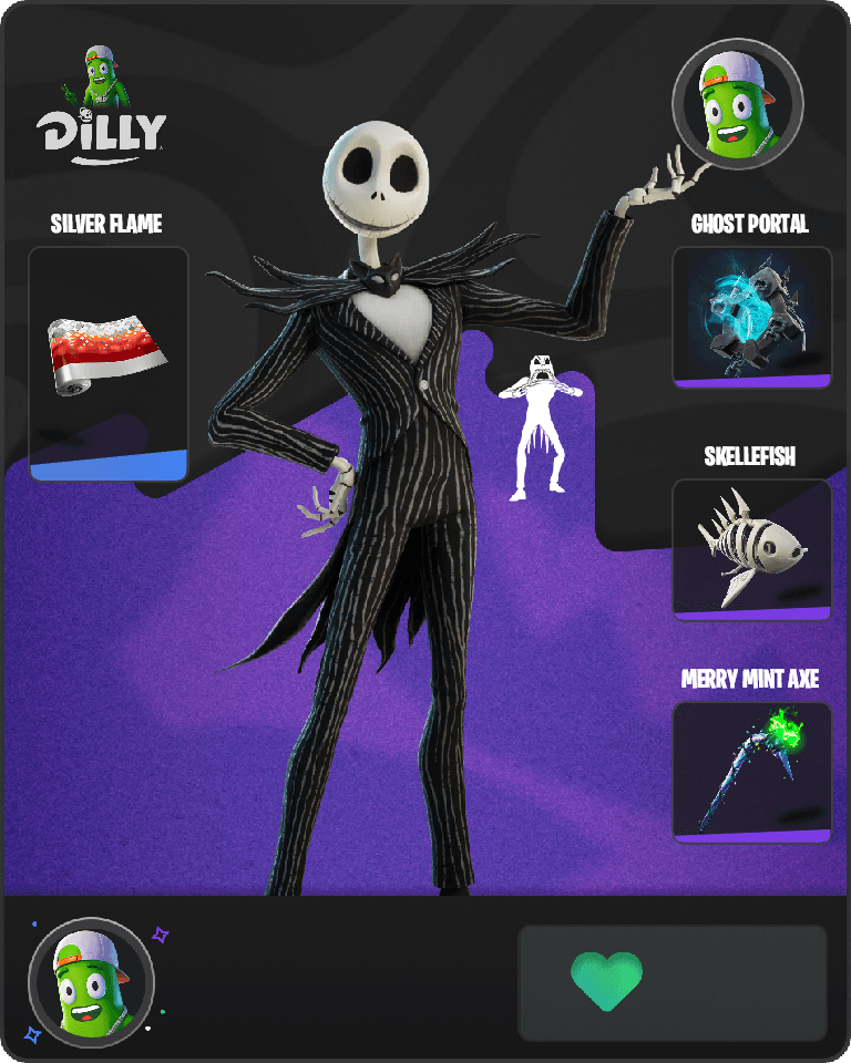 Jack Skellington Fortnite combo