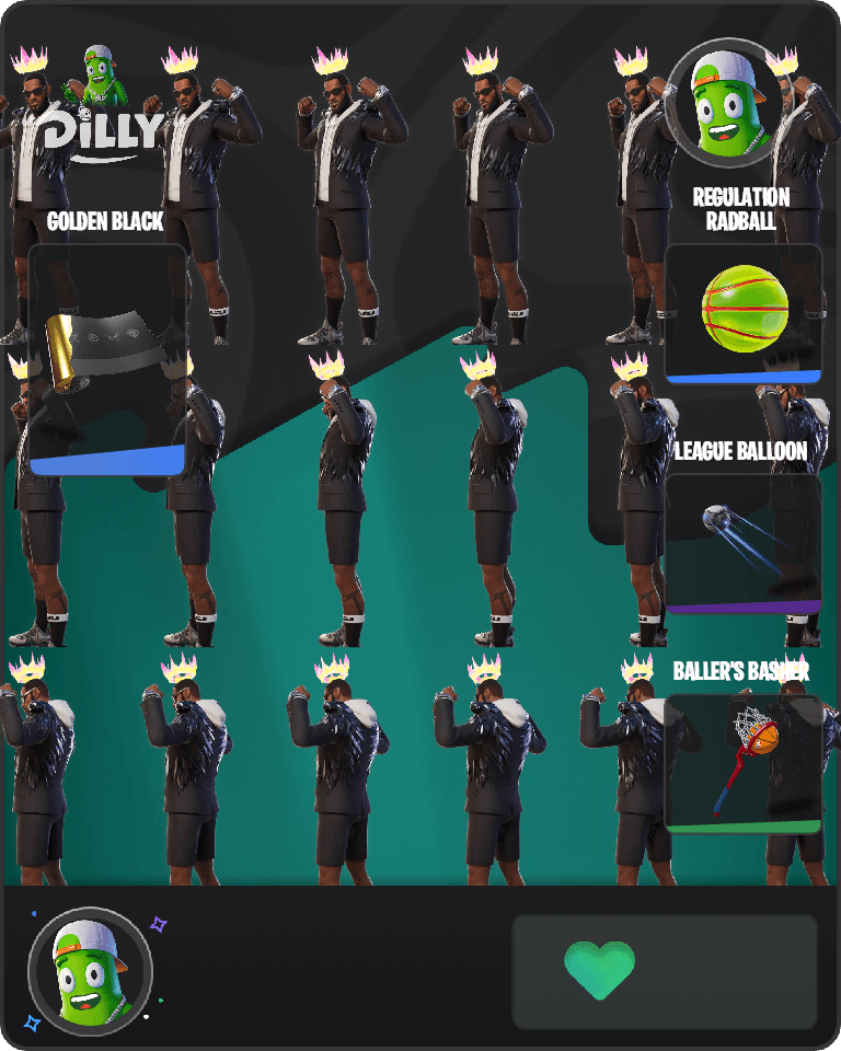 LeBron James Fortnite combo