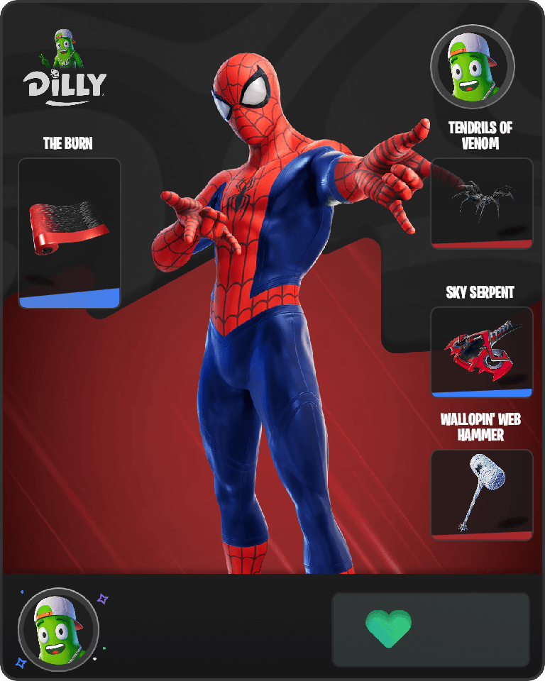 Spider-Man Fortnite combo