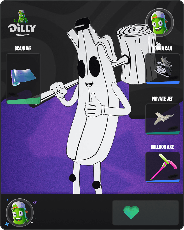 Toon Peely Fortnite combo