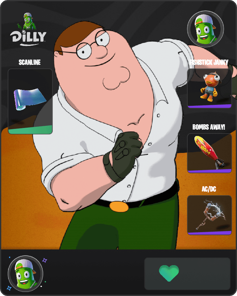 Peter Griffin Fortnite combo