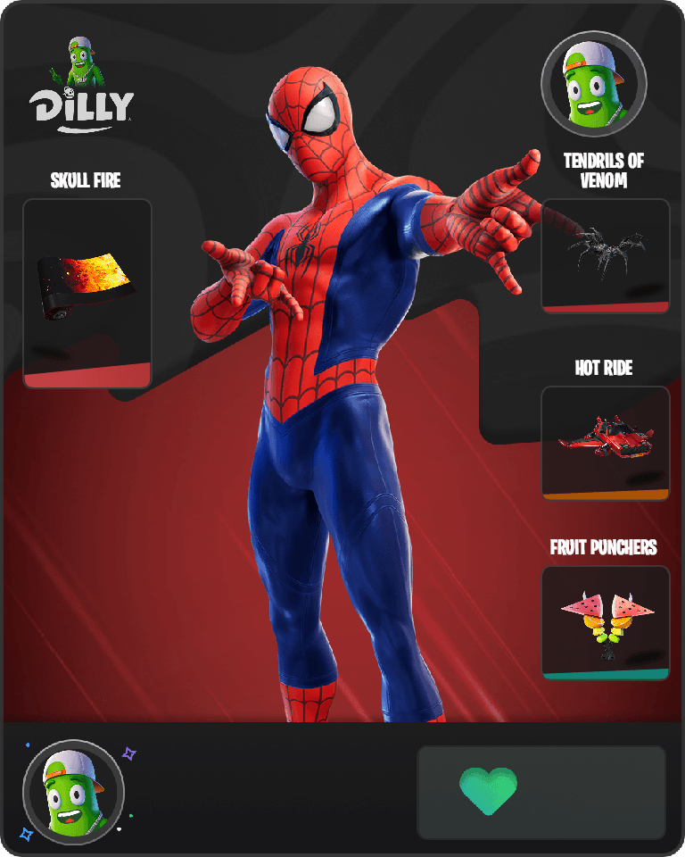 Spider-Man Fortnite combo