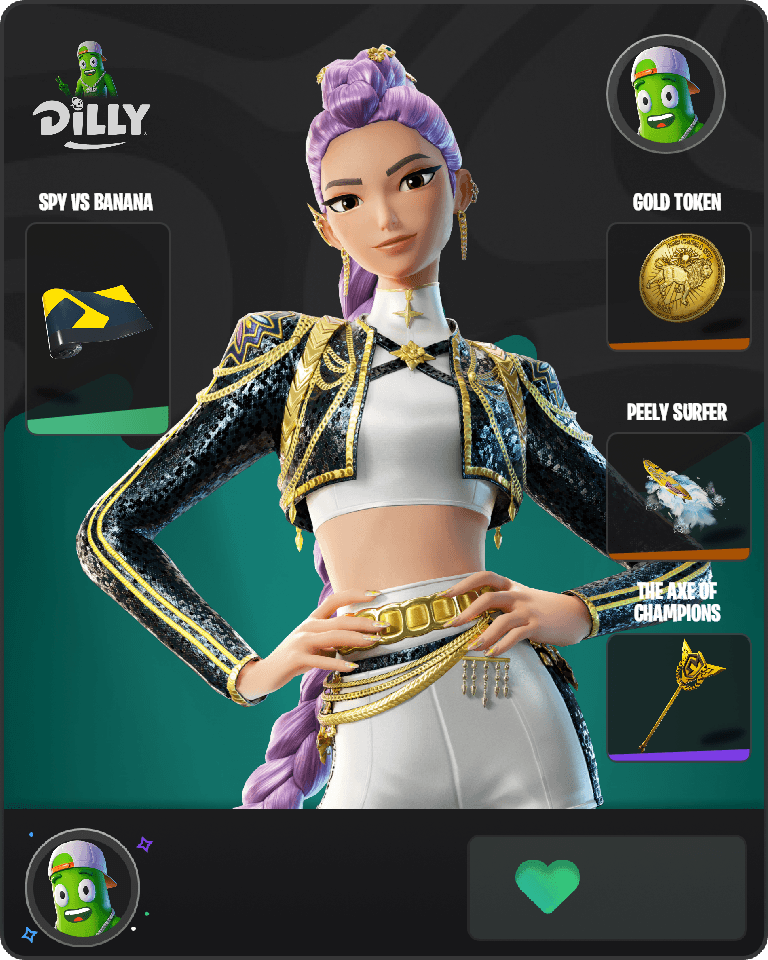 Golden Rumi Fortnite combo
