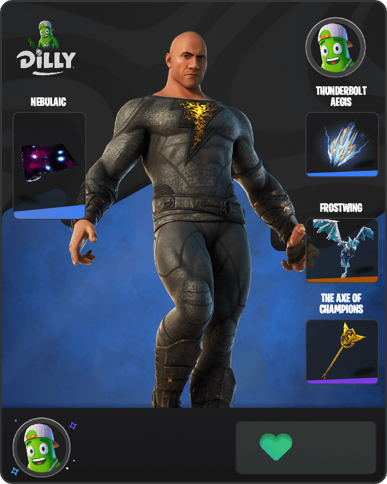 Black Adam Fortnite combo