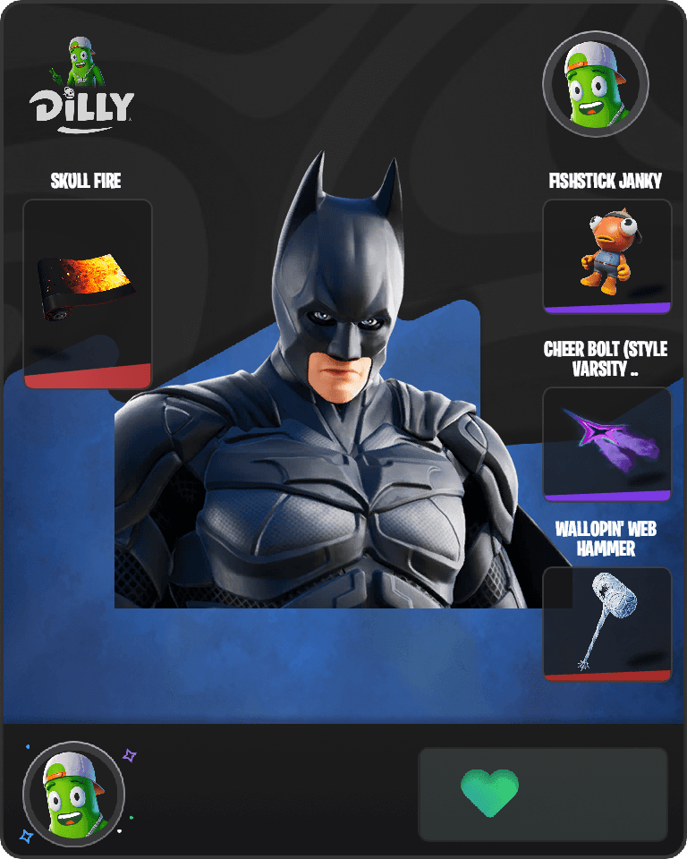 The Dark Knight Movie Outfit Fortnite combo