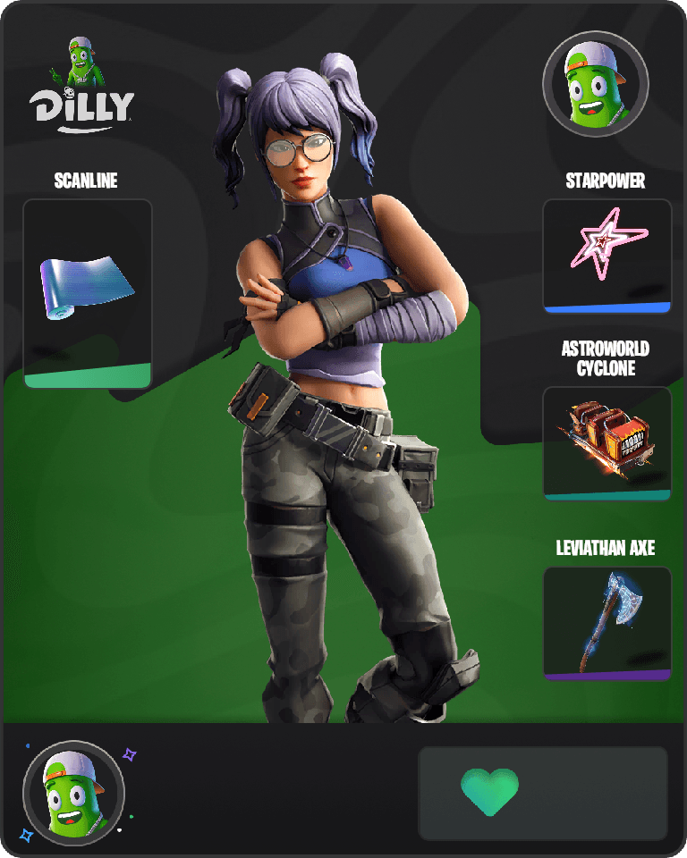 Crystal Fortnite combo