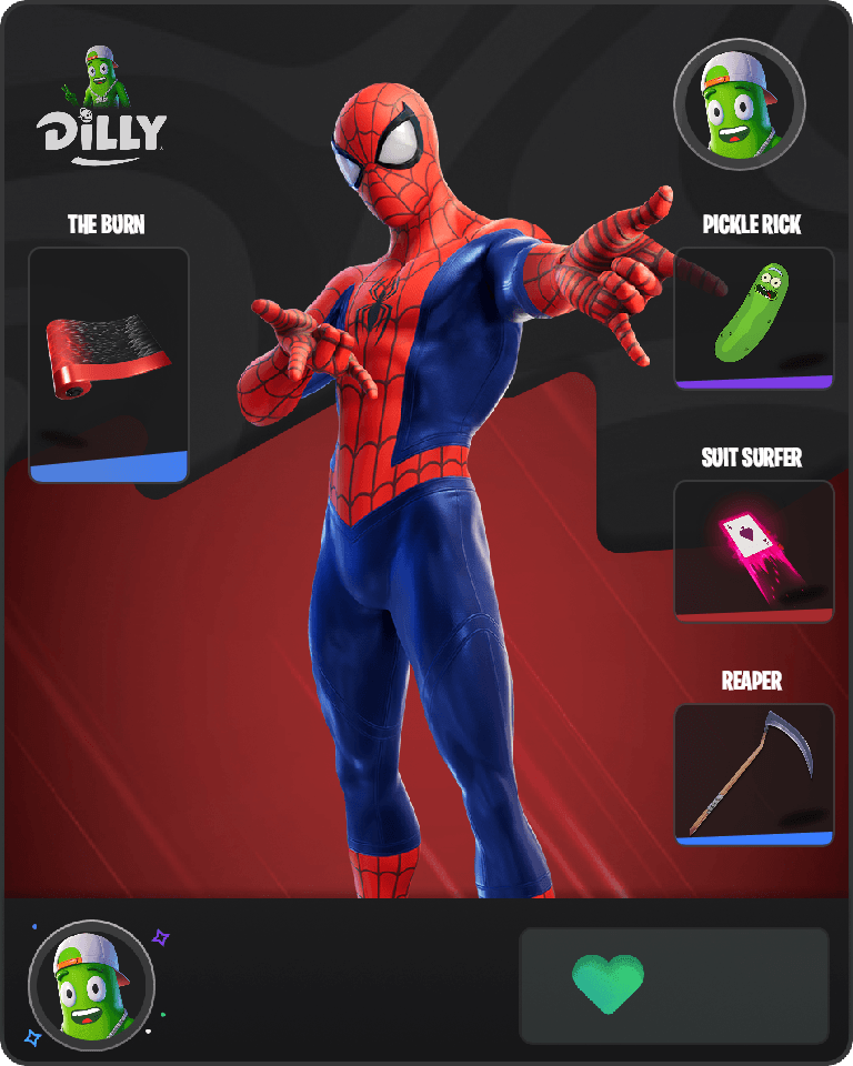Spider-Man Fortnite combo