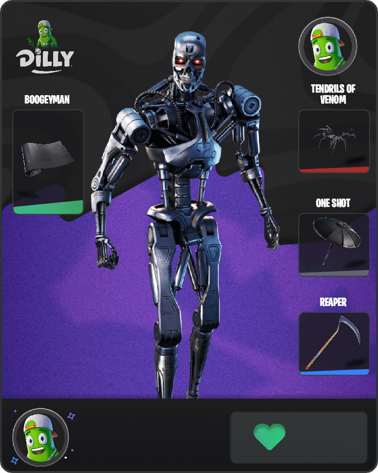 T-800 Fortnite combo