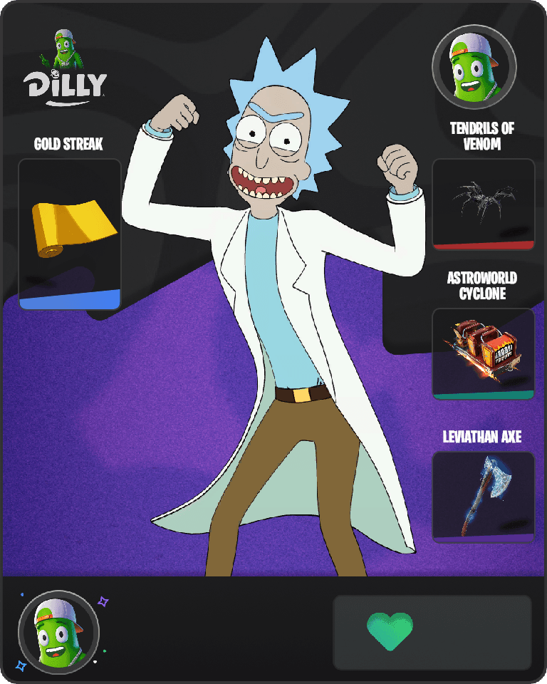 Rick Sanchez Fortnite combo