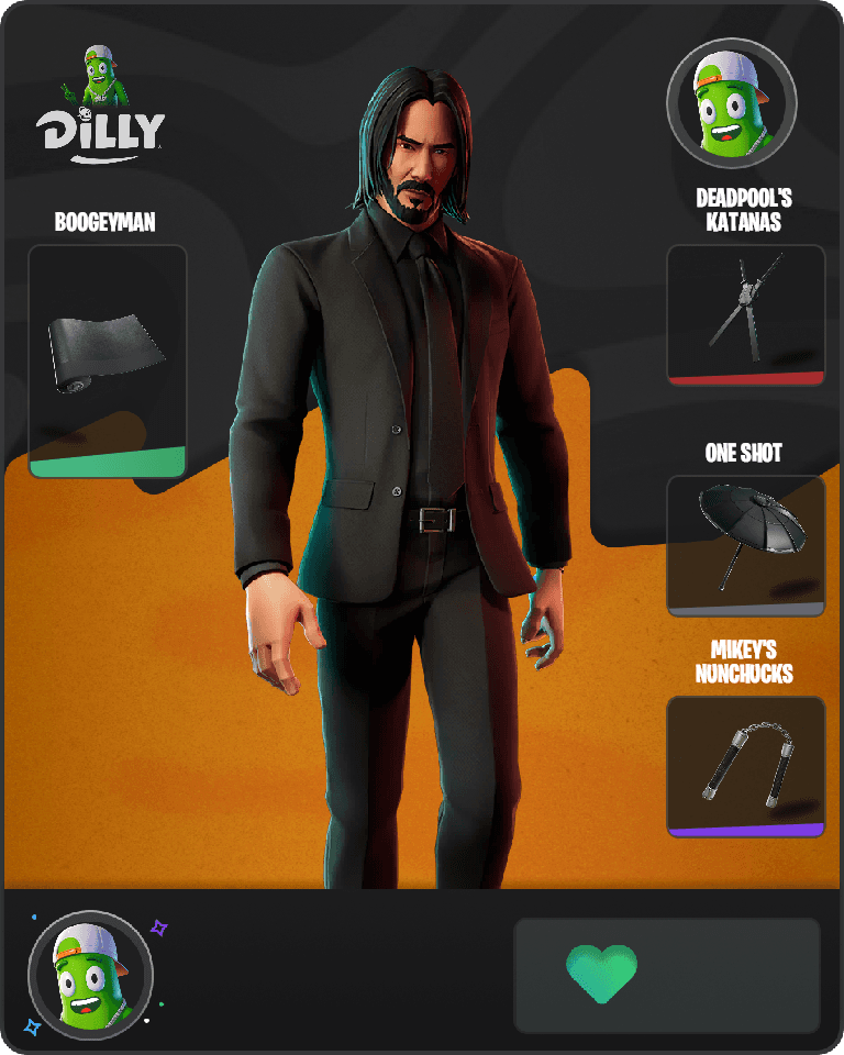 John Wick Fortnite combo