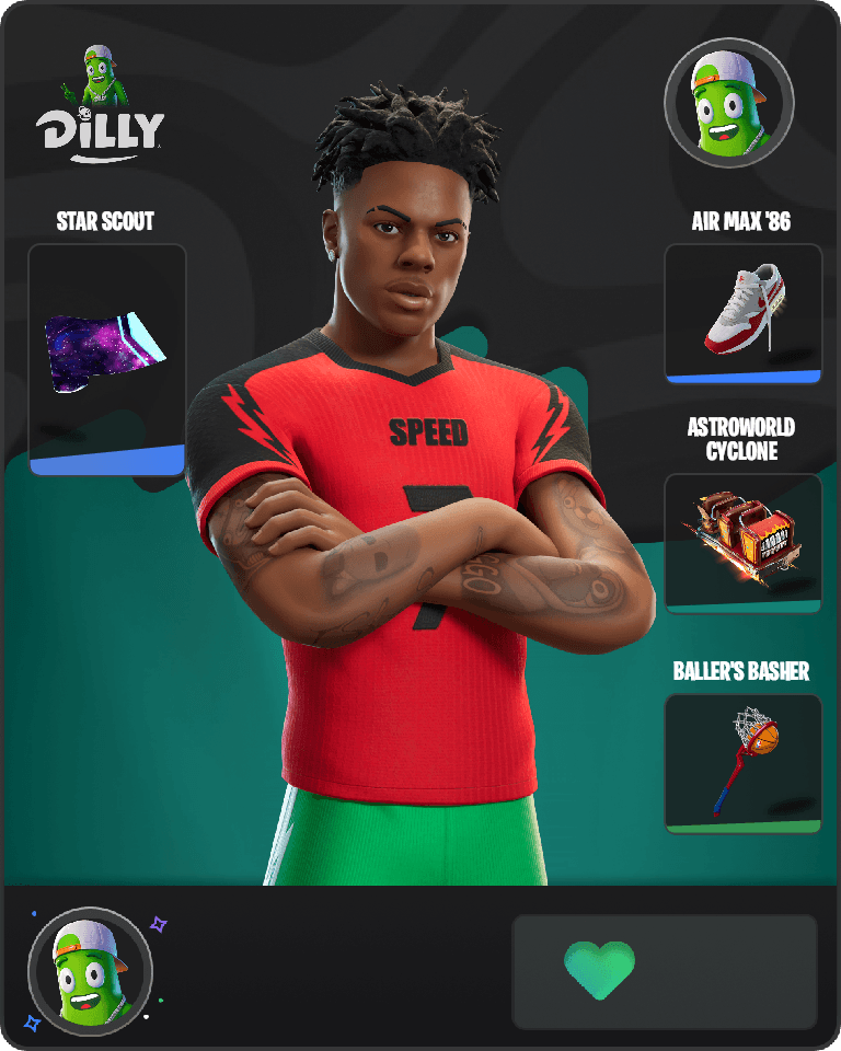 IShowSpeed Fortnite combo