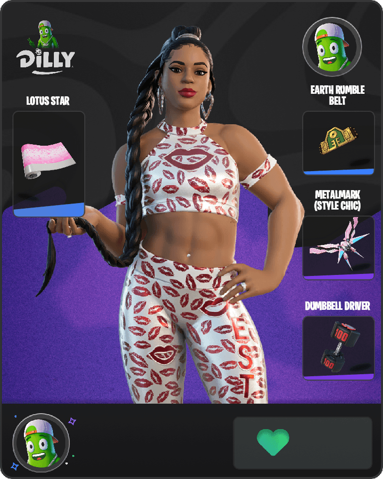 Bianca Belair Fortnite combo