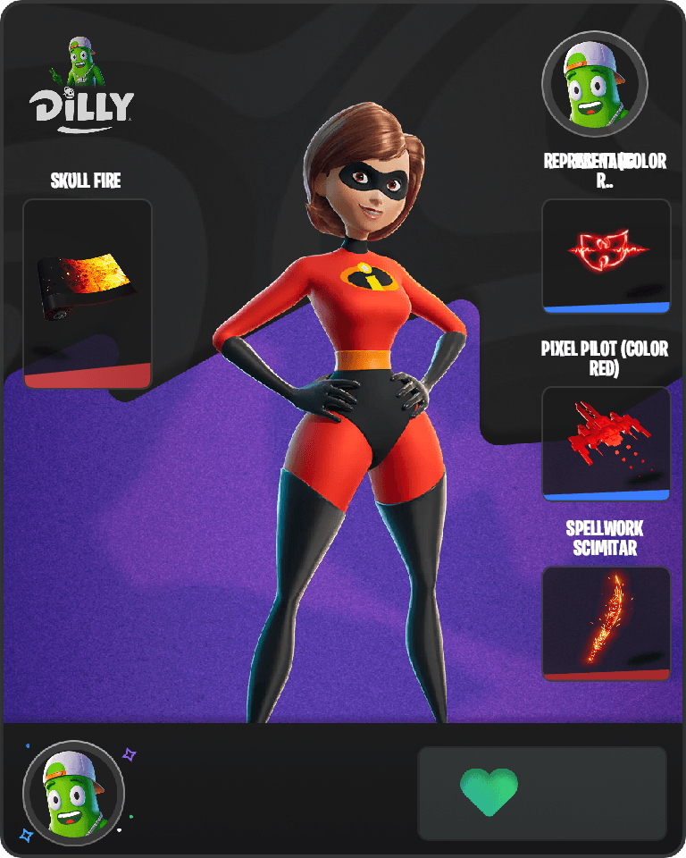 Mrs. Incredible Fortnite combo
