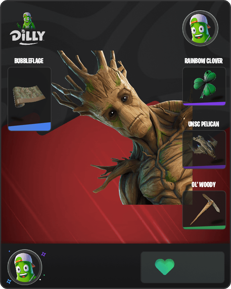 Groot Fortnite combo