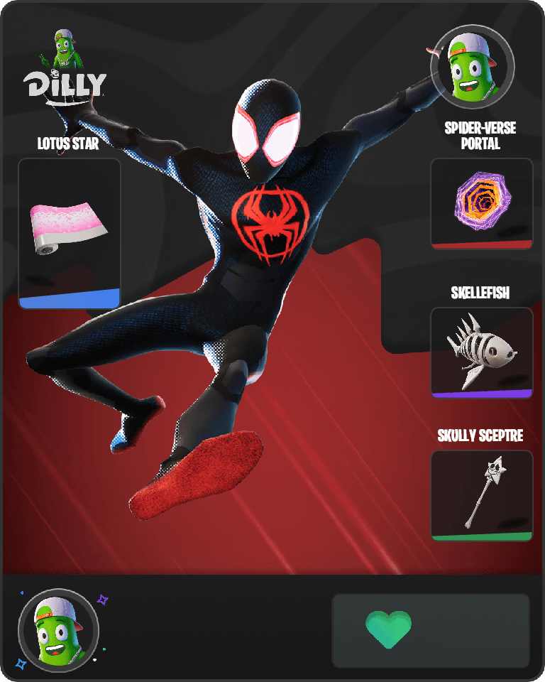 Spider-Man (Miles Morales) Fortnite combo