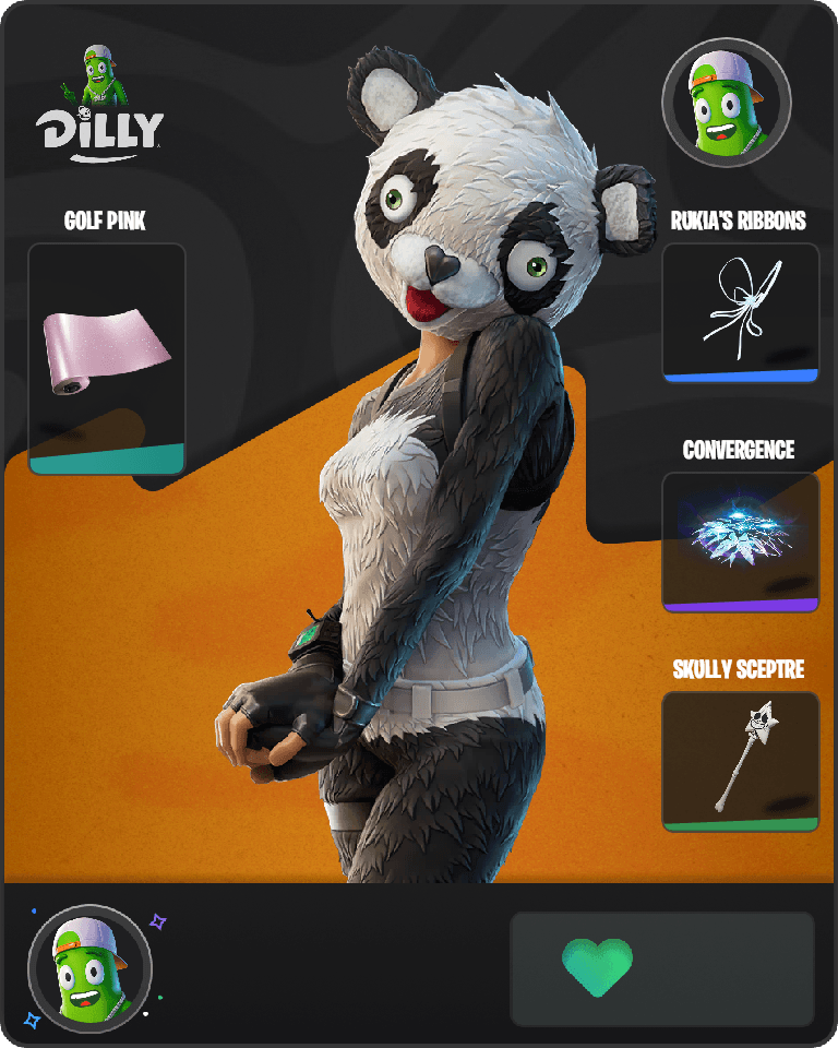 P.A.N.D.A Team Leader Fortnite combo