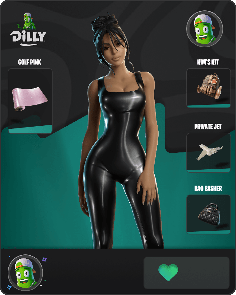 Iconic Kim Kardashian Fortnite combo