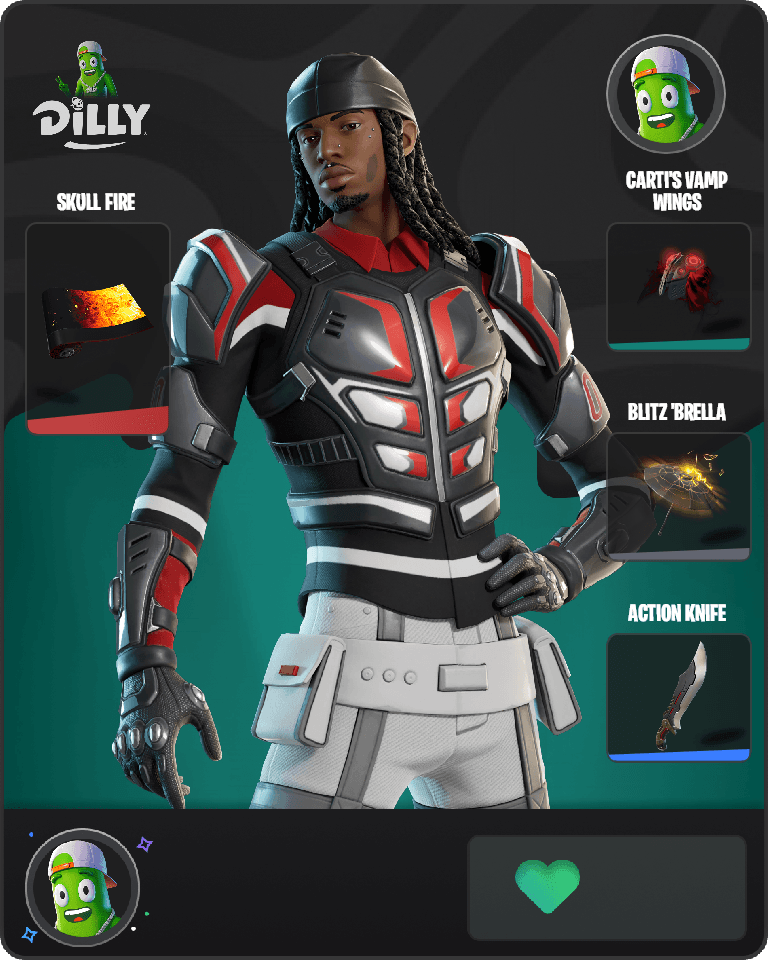 King Vamp Carti Fortnite combo