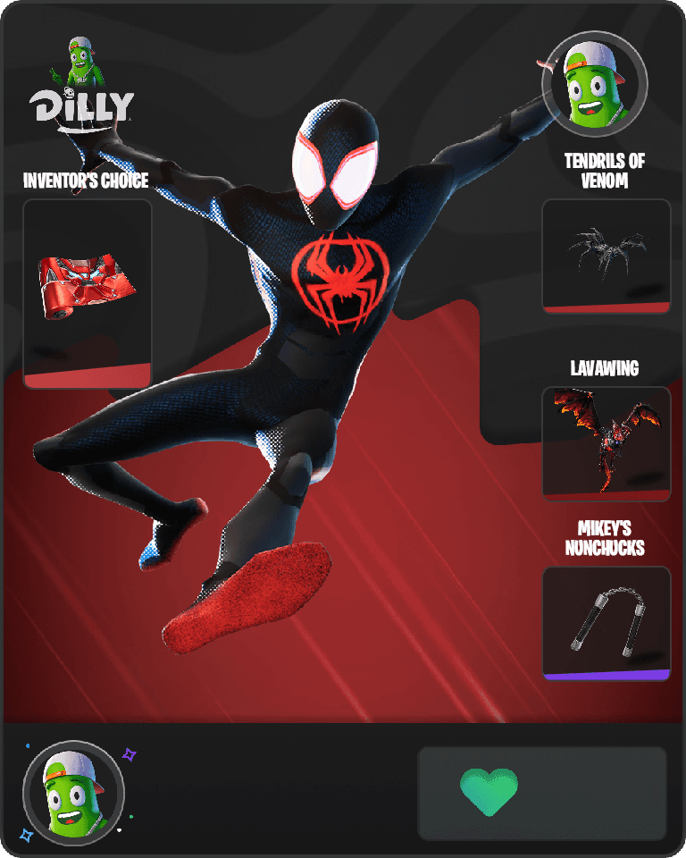 Spider-Man (Miles Morales) Fortnite combo