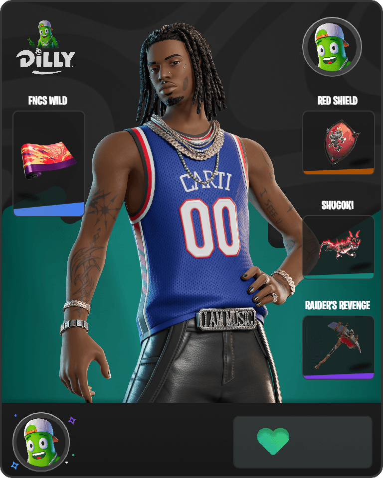 Playboi Carti Fortnite combo