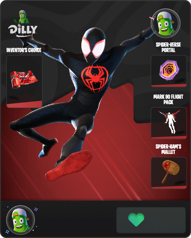 Spider-Man (Miles Morales) Fortnite combo