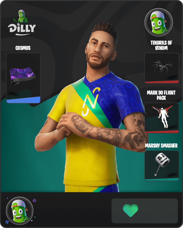 Neymar Jr Fortnite combo