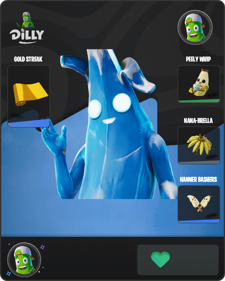 Polar Peely Fortnite combo