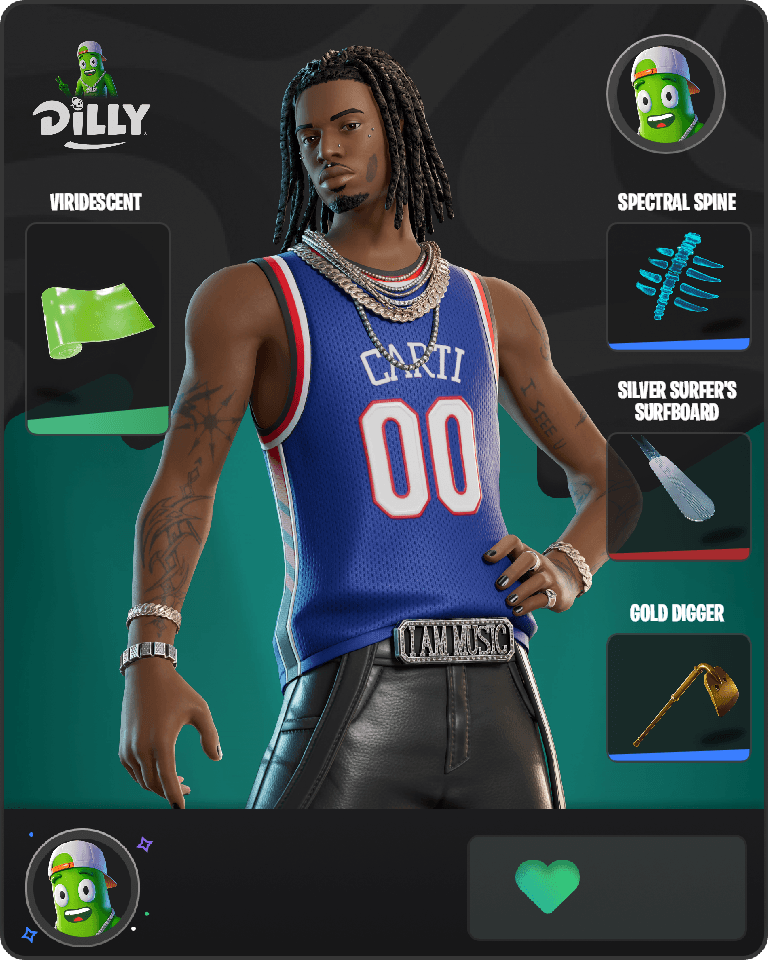 Playboi Carti Fortnite combo