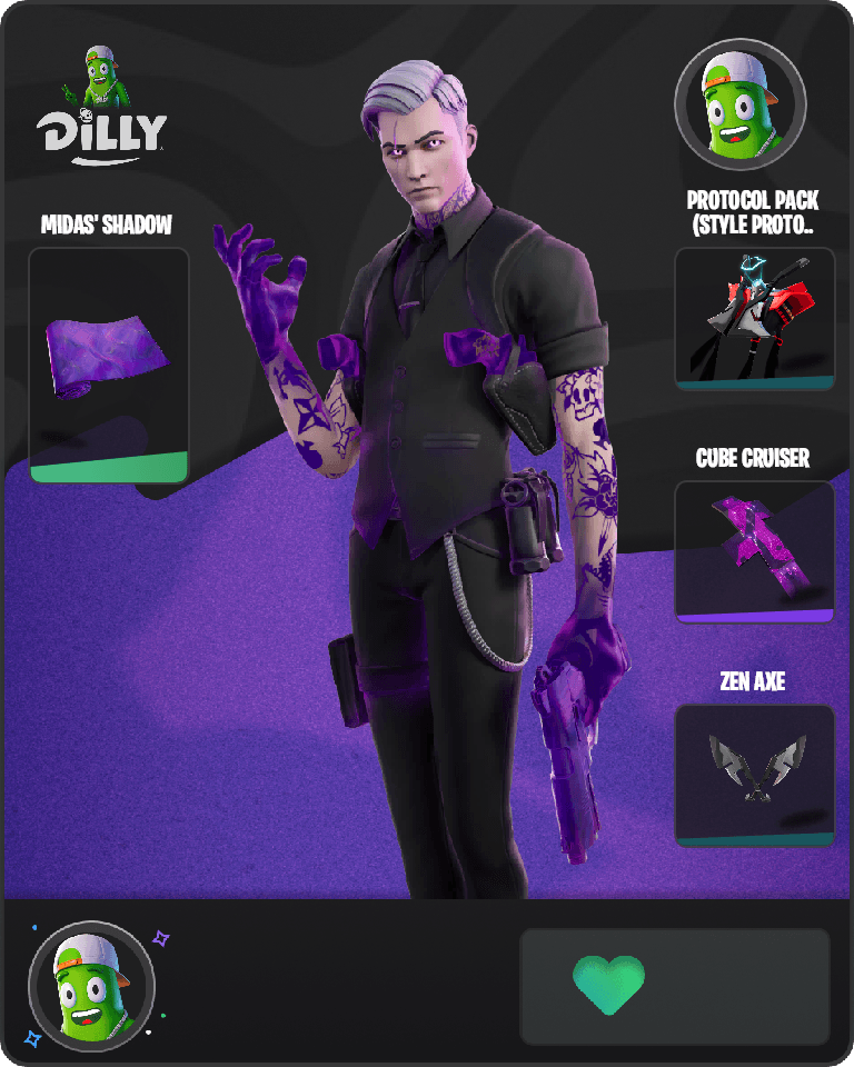Shadow Midas Fortnite combo